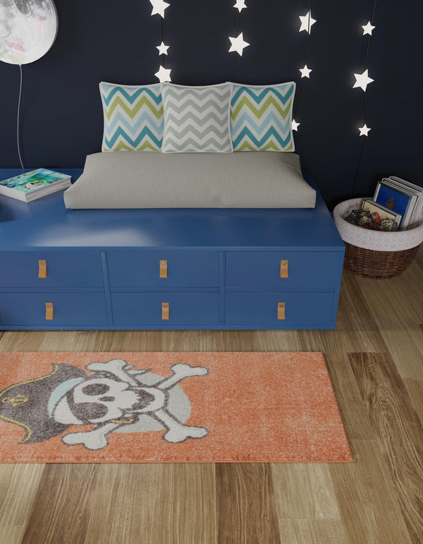 Playful Patterns Collection Area Rug -  Harmony Runner Red  lifestyle 28
