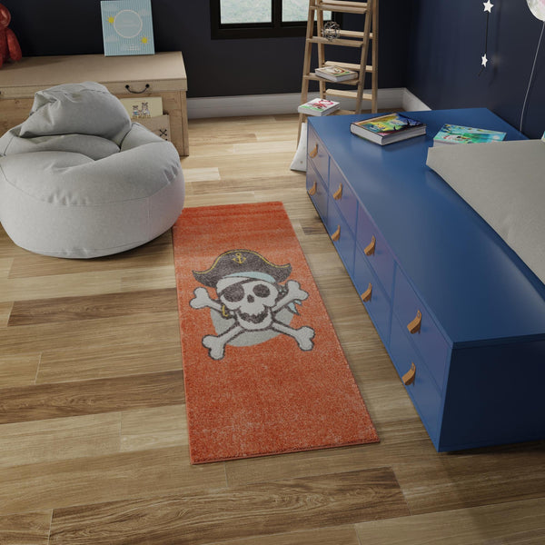 Playful Patterns Collection Area Rug -  Harmony Runner Red  lifestyle 51