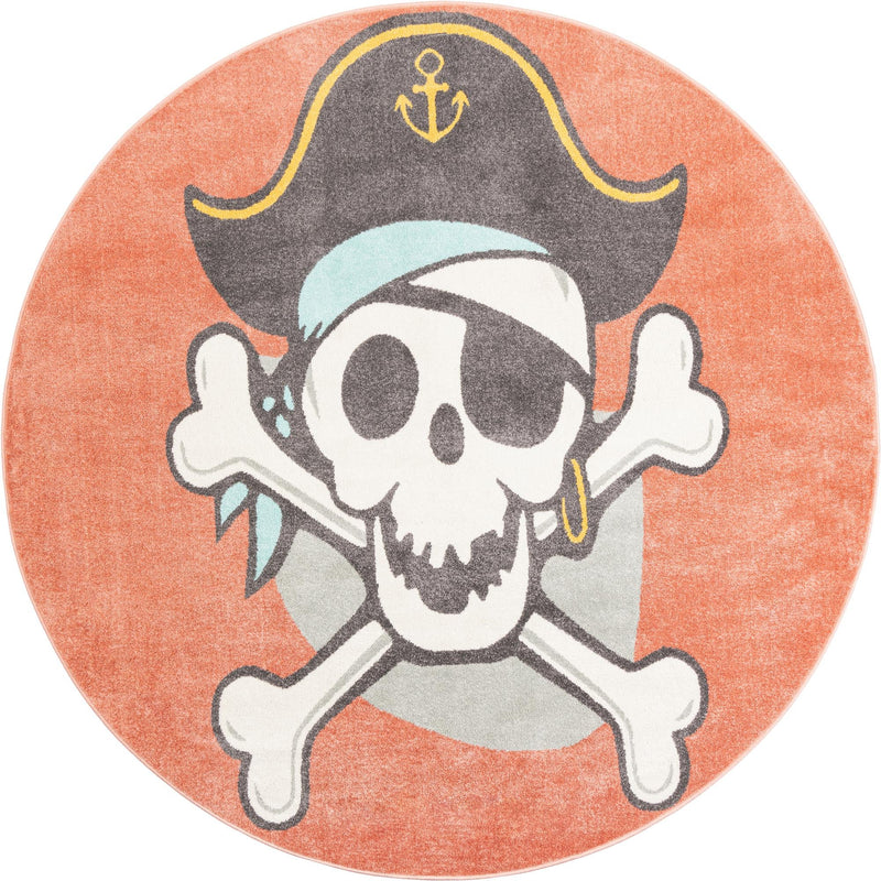 Wonder Tykes Collection Area Rug -  Harmony Round Red  lifestyle 35