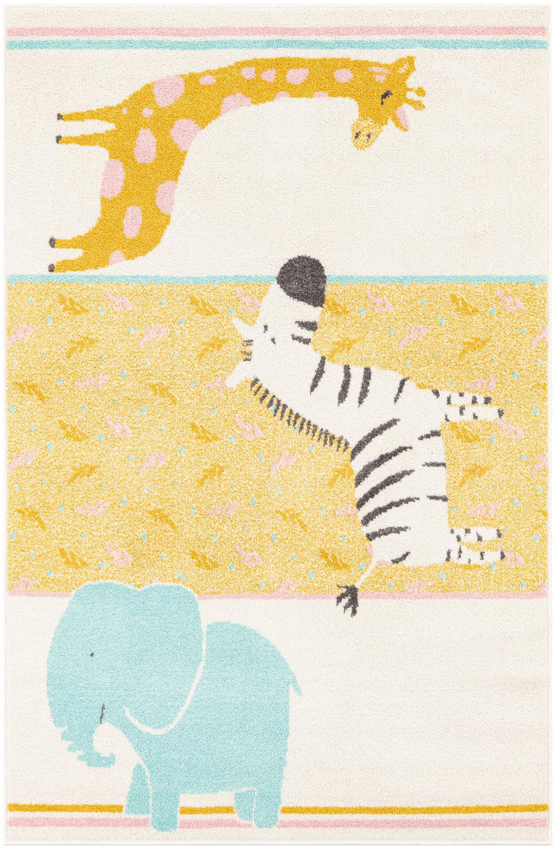 Playful Patterns Collection Area Rug -  Wonderland Rectangle Ivory Main