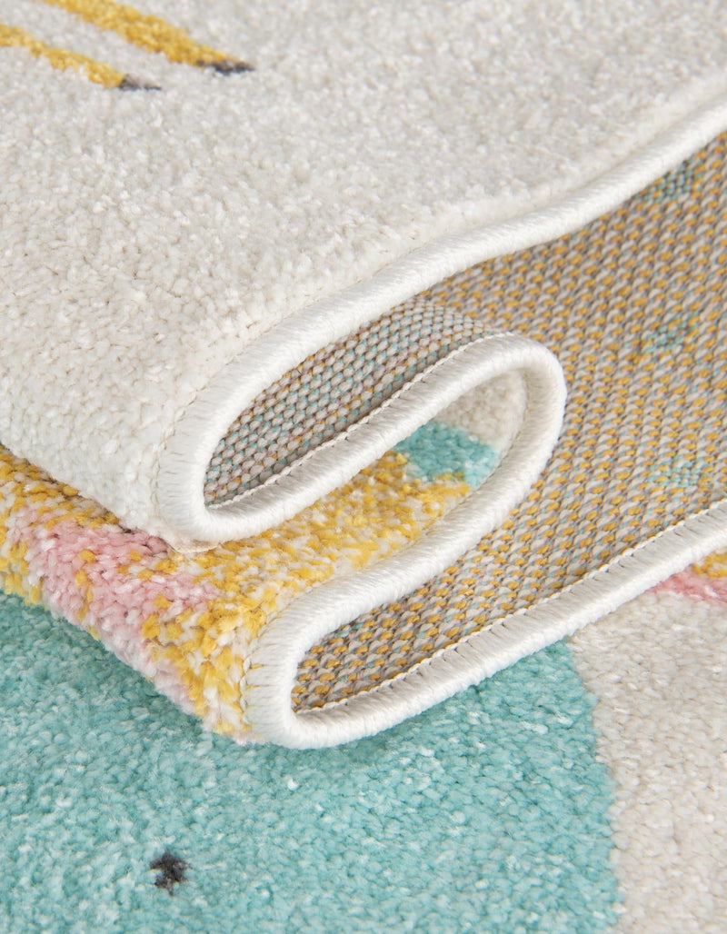 Playful Patterns Collection Area Rug -  Wonderland Rectangle Ivory  lifestyle 16