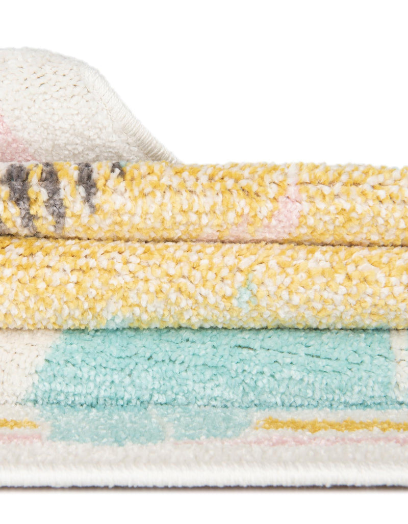Playful Patterns Collection Area Rug -  Wonderland Rectangle Ivory  lifestyle 17