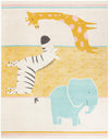 Wonder Tykes Collection Area Rug -  Wonderland Rectangle Ivory  lifestyle 3