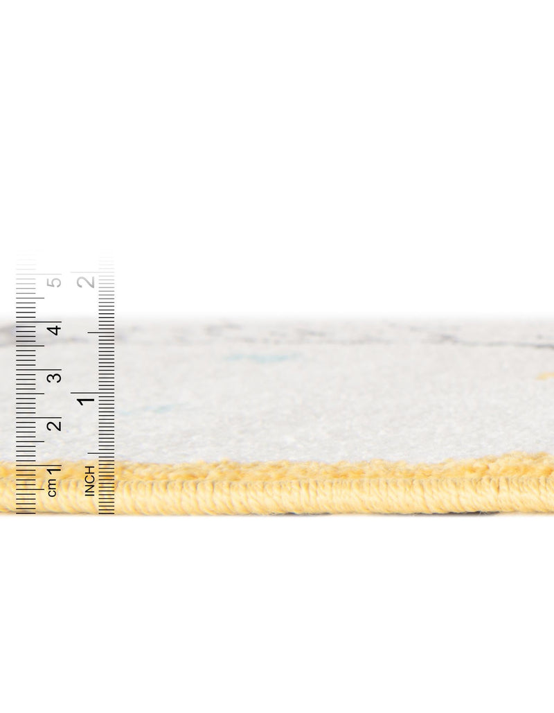 Playful Patterns Collection Area Rug -  Pixie Rectangle Ivory and Gray  lifestyle 7