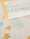 Playful Patterns Collection Area Rug -  Pixie Rectangle Ivory and Gray  lifestyle 8