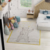 Playful Patterns Collection Area Rug -  Pixie Rectangle Ivory and Gray  lifestyle 17