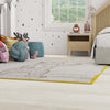 Playful Patterns Collection Area Rug -  Pixie Rectangle Ivory and Gray  lifestyle 18