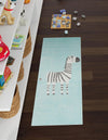 Playful Patterns Collection Area Rug -  Vibrant Runner Teal  lifestyle 21