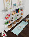 Playful Patterns Collection Area Rug -  Vibrant Runner Teal  lifestyle 23