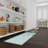 Playful Patterns Collection Area Rug -  Vibrant Runner Teal  lifestyle 51