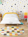 Playful Patterns Collection Area Rug -  Mythic Round Multi  lifestyle 20