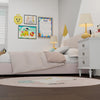 Playful Patterns Collection Area Rug -  Tangle Round Pink  lifestyle 48