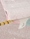 Playful Patterns Collection Area Rug -  Tangle Rectangle Pink  lifestyle 6