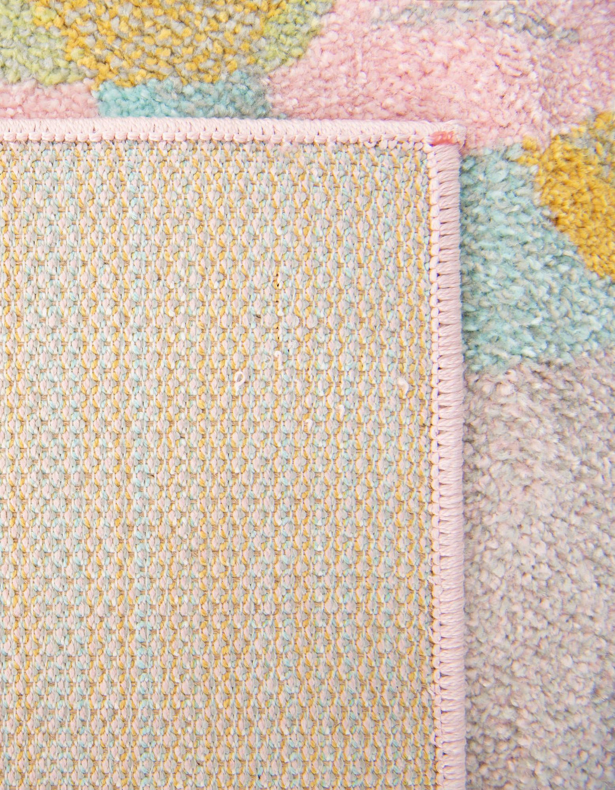 Playful Patterns Collection Area Rug -  Tangle Rectangle Pink  lifestyle 9