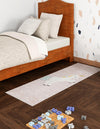 Playful Patterns Collection Area Rug -  Tangle Runner Pink  lifestyle 25