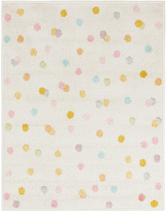Playful Patterns Collection Area Rug -  Fable Rectangle Ivory Main