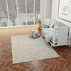 Playful Patterns Collection Area Rug -  Fable Rectangle Ivory  lifestyle 15
