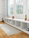 Playful Patterns Collection Area Rug -  Fable Runner Ivory  lifestyle 25