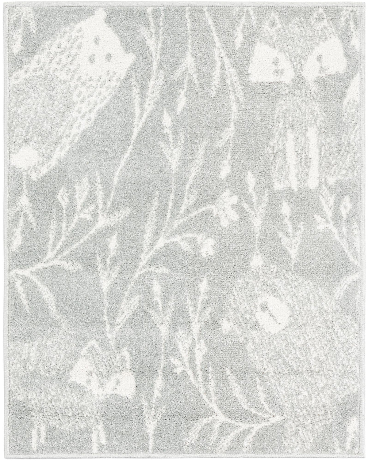 Playful Patterns Collection Area Rug -  Quirky Rectangle Gray Main