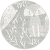 Playful Patterns Collection Area Rug -  Quirky Round Gray  lifestyle 18