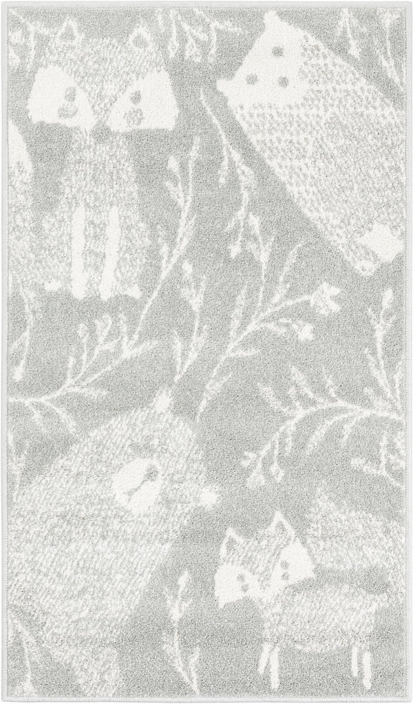 Playful Patterns Collection Area Rug -  Quirky Runner Gray  lifestyle 19