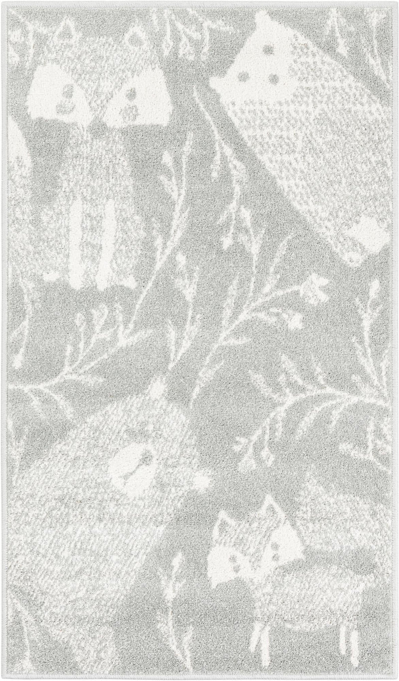 Playful Patterns Collection Area Rug -  Quirky Runner Gray  lifestyle 19