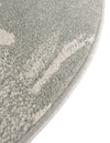 Playful Patterns Collection Area Rug -  Quirky Round Gray  lifestyle 30