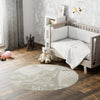 Playful Patterns Collection Area Rug -  Quirky Round Gray  lifestyle 46