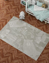 Playful Patterns Collection Area Rug -  Quirky Rectangle Gray  lifestyle 4
