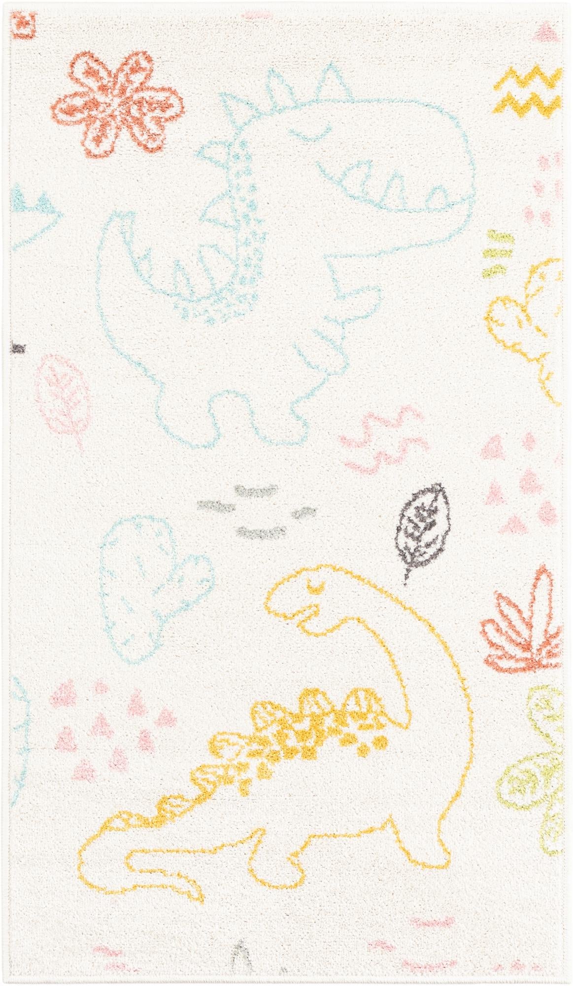 Playful Patterns Collection Area Rug -  Abstracta Runner Ivory  lifestyle 19