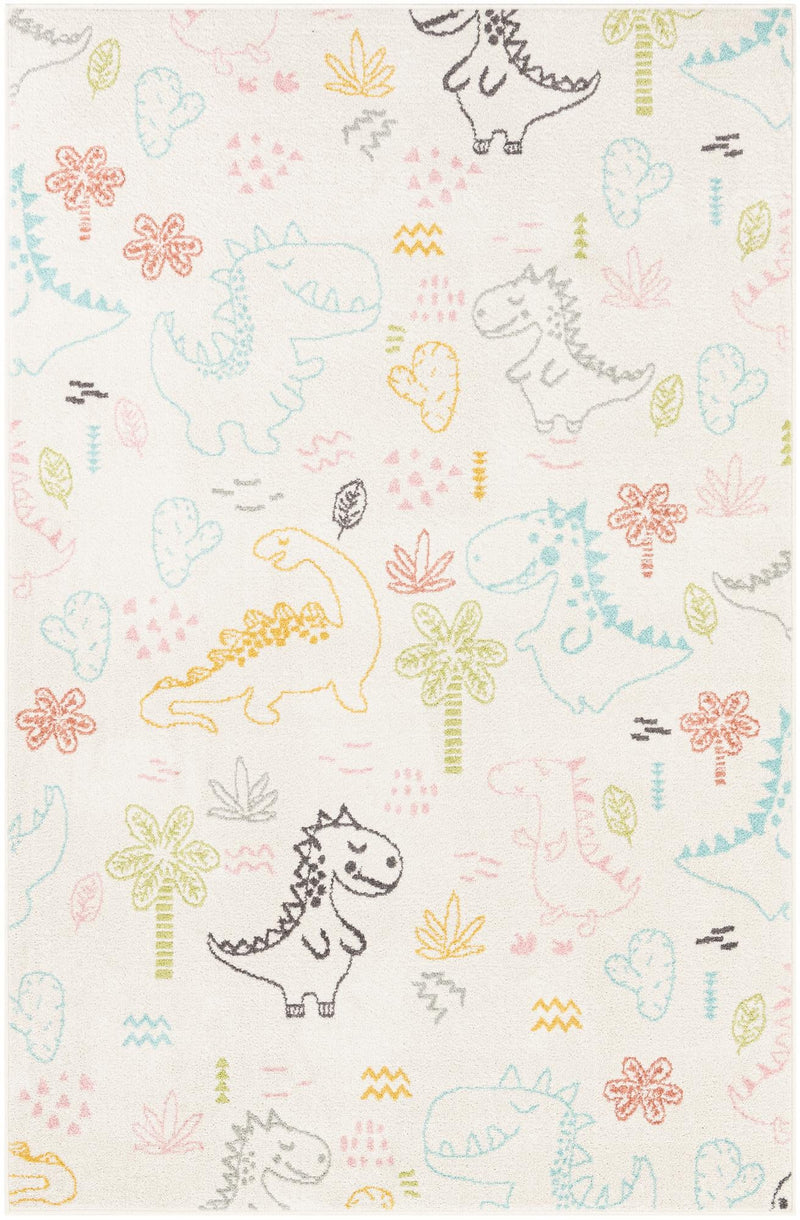 Wonder Tykes Collection Area Rug -  Abstracta Rectangle Ivory  lifestyle 2