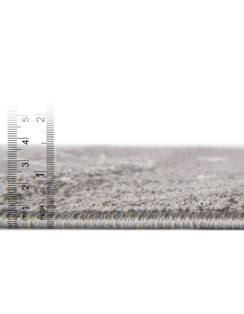Playful Patterns Collection Area Rug -  Jigsaw Rectangle Gray  lifestyle 10