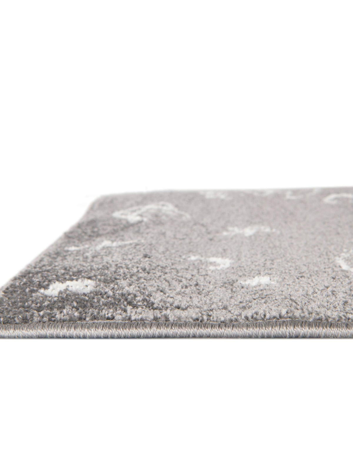 Playful Patterns Collection Area Rug -  Jigsaw Rectangle Gray  lifestyle 14