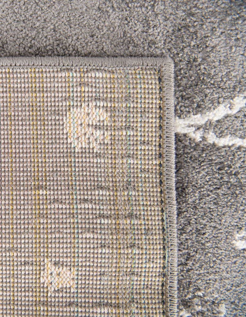 Playful Patterns Collection Area Rug -  Jigsaw Rectangle Gray  lifestyle 18