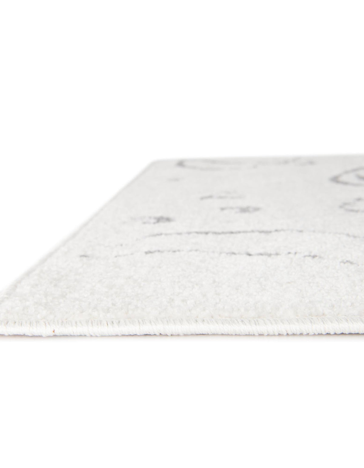 Playful Patterns Collection Area Rug -  Jigsaw Rectangle Ivory  lifestyle 13