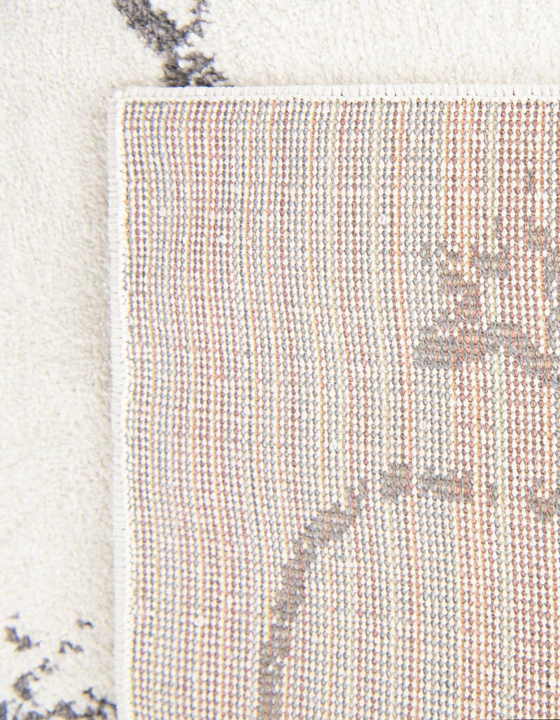 Playful Patterns Collection Area Rug -  Jigsaw Rectangle Ivory  lifestyle 17