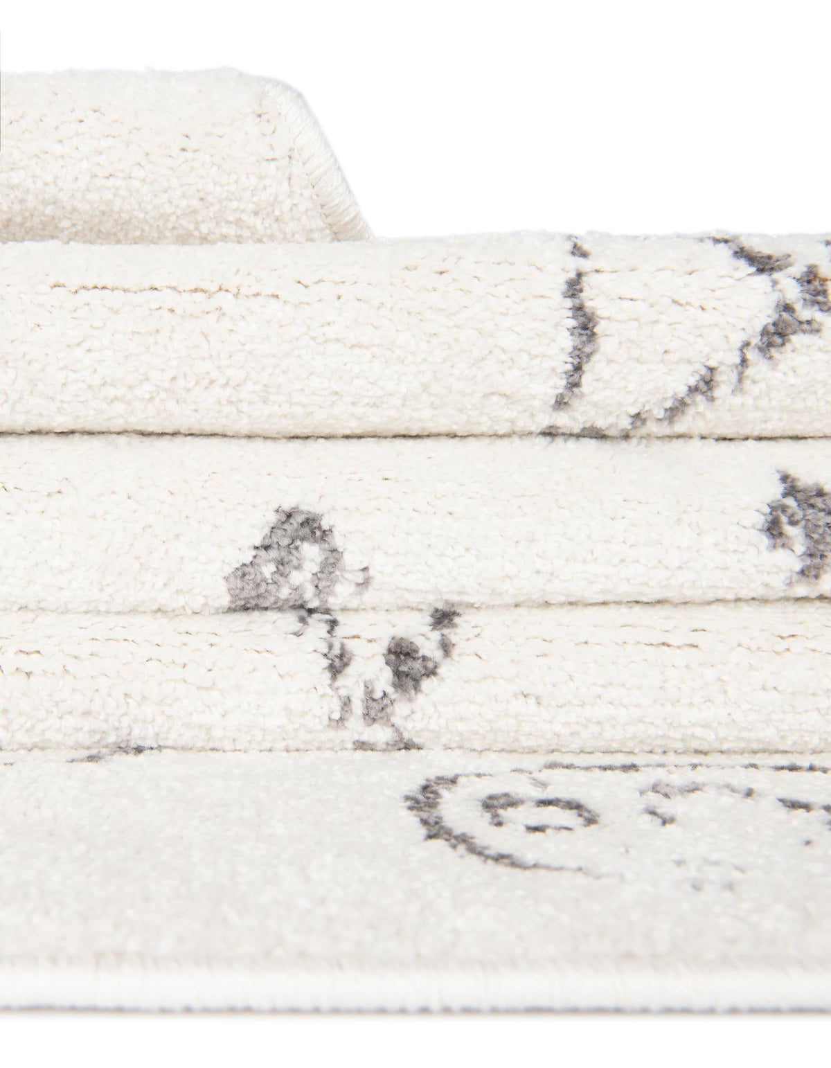 Playful Patterns Collection Area Rug -  Jigsaw Rectangle Ivory  lifestyle 27