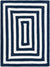 Navy Blue and White