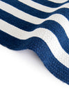 Sustainable Strands Indoor-Outdoor Oasis Collection Area Rug - Harborview Rectangle Navy Blue and White  lifestyle 17