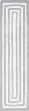 Sustainable Strands Indoor-Outdoor Oasis Collection Area Rug - Harborview Runner Gray and White  lifestyle 27
