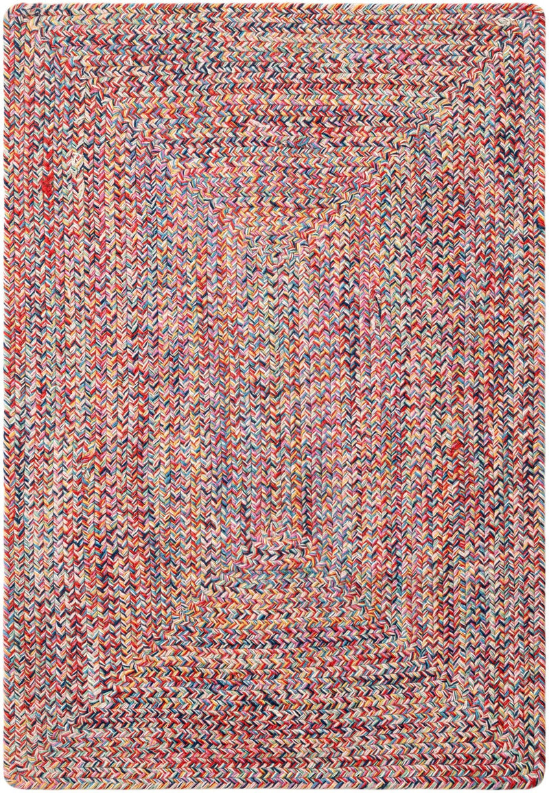 Sustainable Strands Indoor-Outdoor Oasis Collection Area Rug -  Sandbar (Multi) Rectangle Multi Main