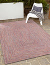 Sustainable Strands Indoor-Outdoor Oasis Collection Area Rug -  Sandbar (Multi) Rectangle Multi  lifestyle 2