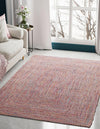 Sustainable Strands Indoor-Outdoor Oasis Collection Area Rug -  Sandbar (Multi) Rectangle Multi  lifestyle 3