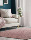 Sustainable Strands Indoor-Outdoor Oasis Collection Area Rug -  Sandbar (Multi) Rectangle Multi  lifestyle 5