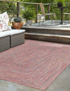 Sustainable Strands Indoor-Outdoor Oasis Collection Area Rug -  Sandbar (Multi) Rectangle Multi  lifestyle 10