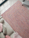 Sustainable Strands Indoor-Outdoor Oasis Collection Area Rug -  Sandbar (Multi) Rectangle Multi  lifestyle 11