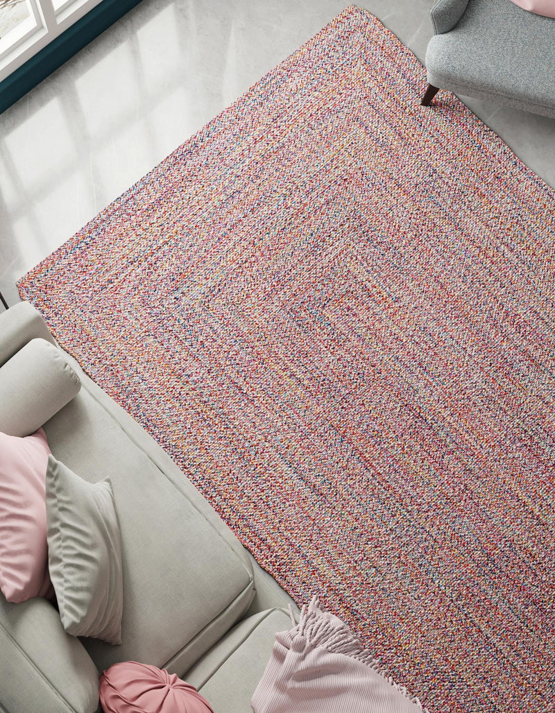 Sustainable Strands Indoor-Outdoor Oasis Collection Area Rug -  Sandbar (Multi) Rectangle Multi  lifestyle 11