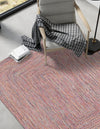 Sustainable Strands Indoor-Outdoor Oasis Collection Area Rug -  Sandbar (Multi) Rectangle Multi  lifestyle 13