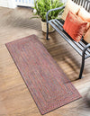 Sustainable Strands Indoor-Outdoor Oasis Collection Area Rug -  Sandbar (Multi) Runner Multi  lifestyle 25