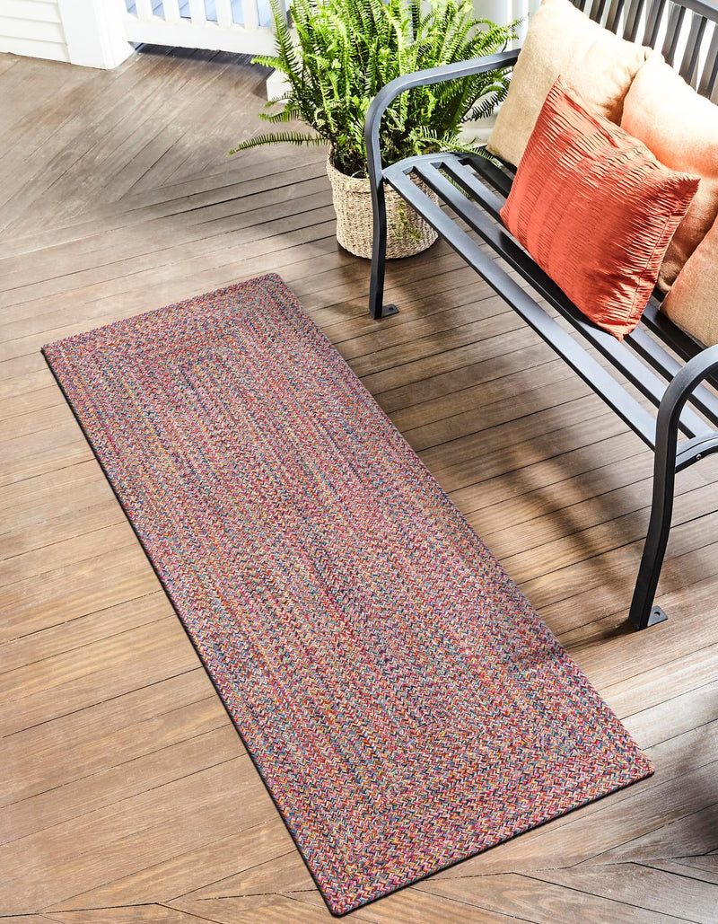 Sustainable Strands Indoor-Outdoor Oasis Collection Area Rug -  Sandbar (Multi) Runner Multi  lifestyle 25